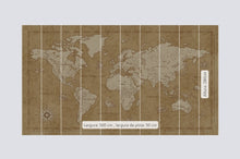 Load image into Gallery viewer, VINTAGE WORLD MAP