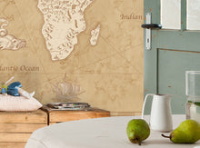 Load image into Gallery viewer, VINTAGE WORLD MAP